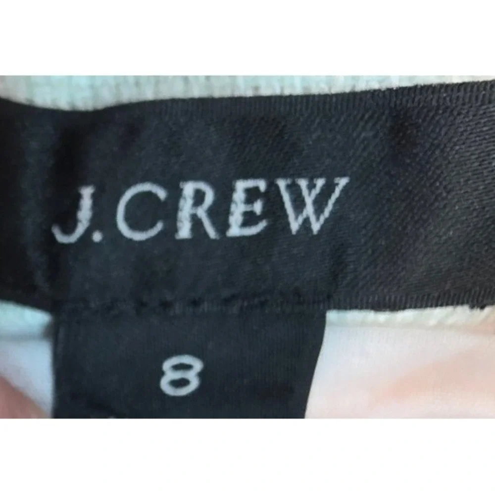 J. Crew Womens 8 Button Up Midi Dress in Mixed Stripe